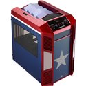 Aerocool Xpredator Cube Micro-ATX Chassis - Blue/Red (472)